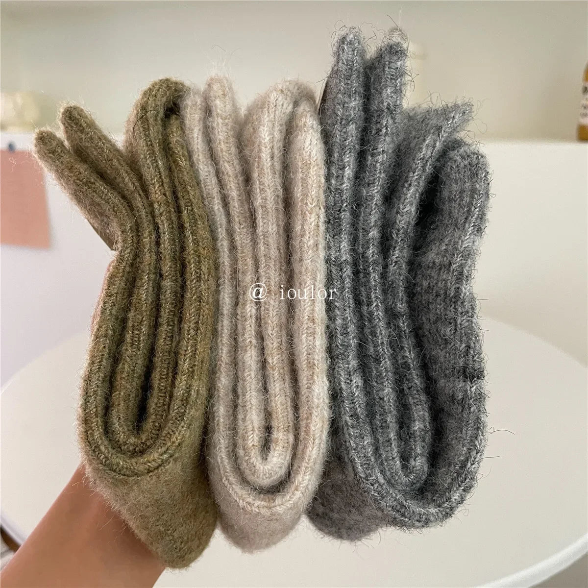 Wool Women Socks Solid Socks Super Thicker Warm Socks for Male Men Merino Wool Socks Against Cold Snow Terry Socks Wholesale