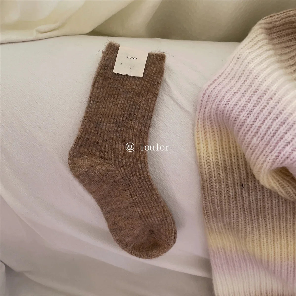 Wool Women Socks Solid Socks Super Thicker Warm Socks for Male Men Merino Wool Socks Against Cold Snow Terry Socks Wholesale