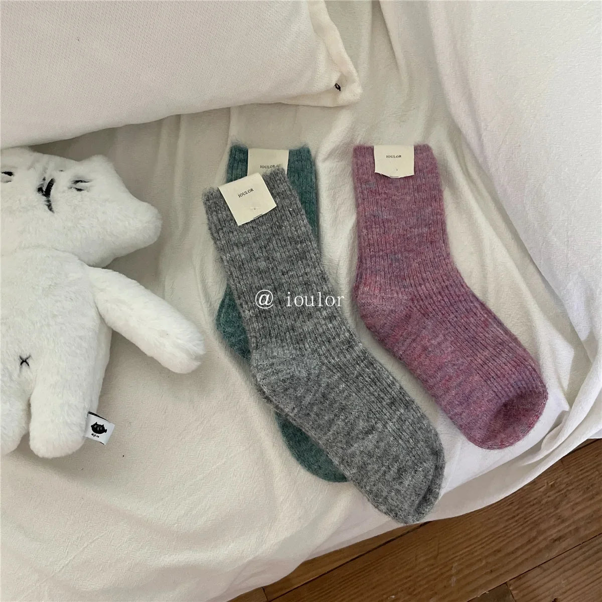 Wool Women Socks Solid Socks Super Thicker Warm Socks for Male Men Merino Wool Socks Against Cold Snow Terry Socks Wholesale