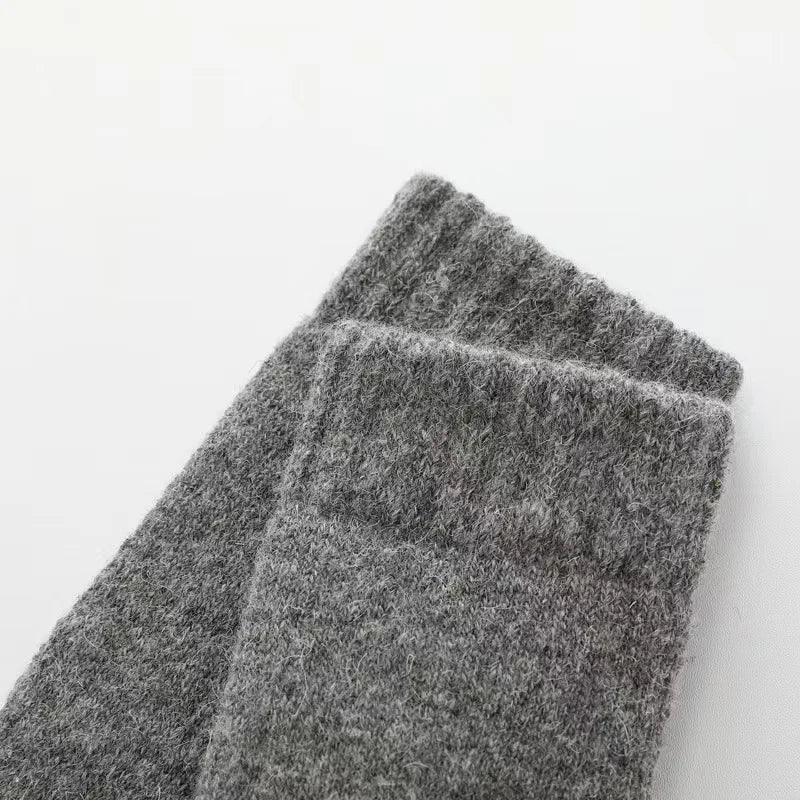 Socks Men Super Thicker Solid Sock Merino Wool Rabbit Socks Against Cold Snow Russia Winter Warm Funny Happy Male Socks