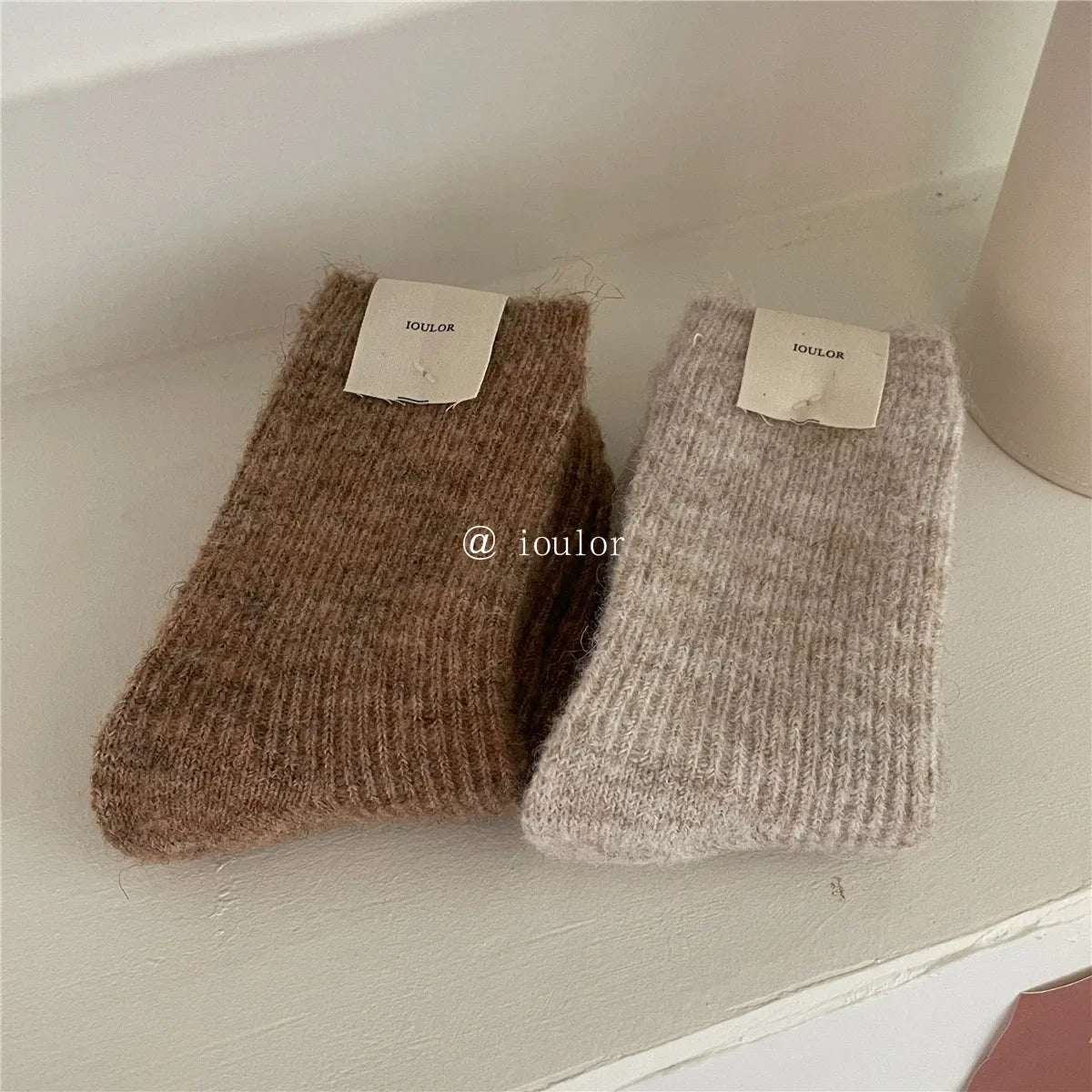 Wool Women Socks Solid Socks Super Thicker Warm Socks for Male Men Merino Wool Socks Against Cold Snow Terry Socks Wholesale