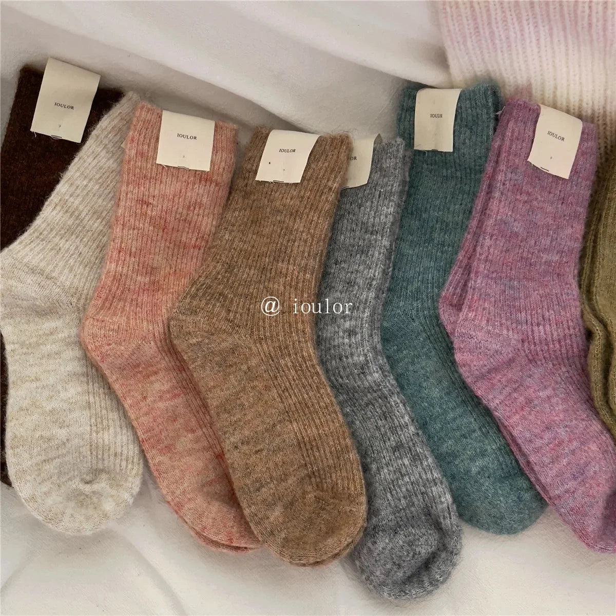 Wool Women Socks Solid Socks Super Thicker Warm Socks for Male Men Merino Wool Socks Against Cold Snow Terry Socks Wholesale