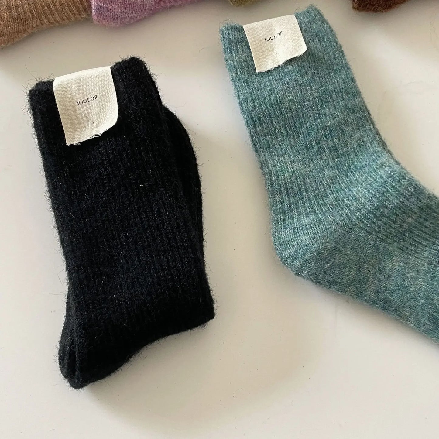 Wool Women Socks Solid Socks Super Thicker Warm Socks for Male Men Merino Wool Socks Against Cold Snow Terry Socks Wholesale